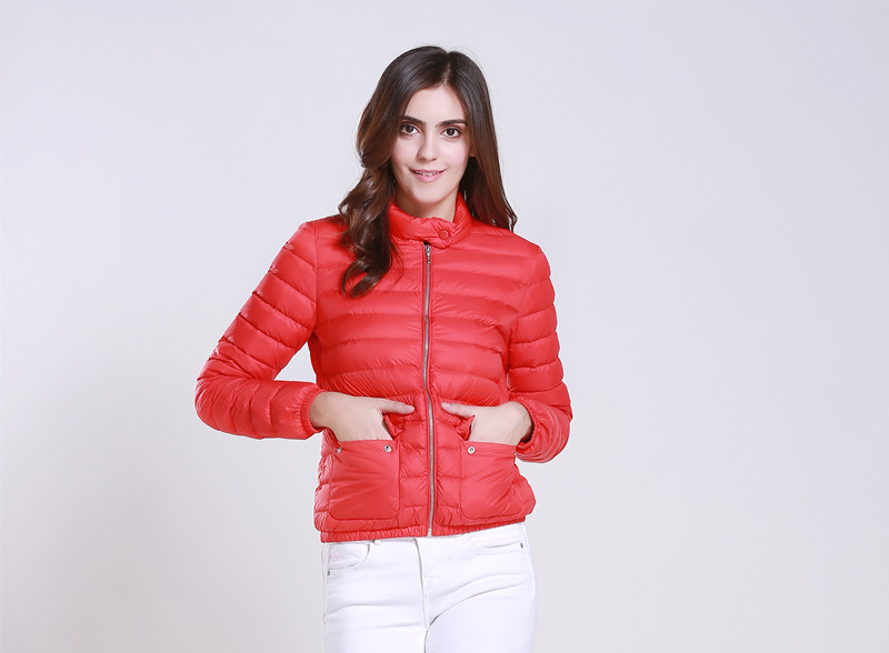 短款女裝羽絨服定制廠家多色供選