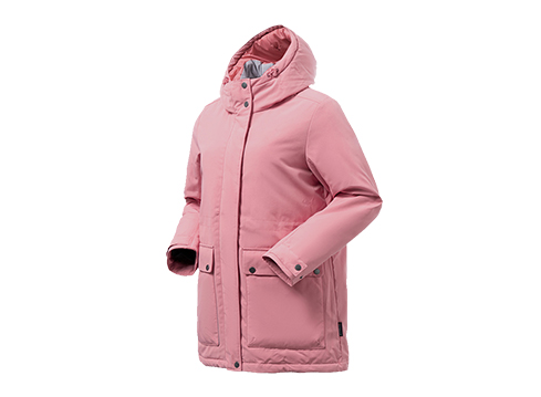 品牌定制時尚女款中長款保暖羽絨服