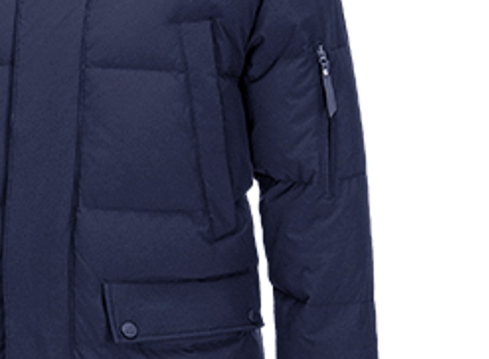 加長款羽絨服定制生產(chǎn)女款毛領(lǐng)羽絨服