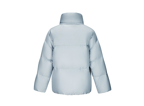 女士立領短款保暖羽絨服定制生產(chǎn)廠家