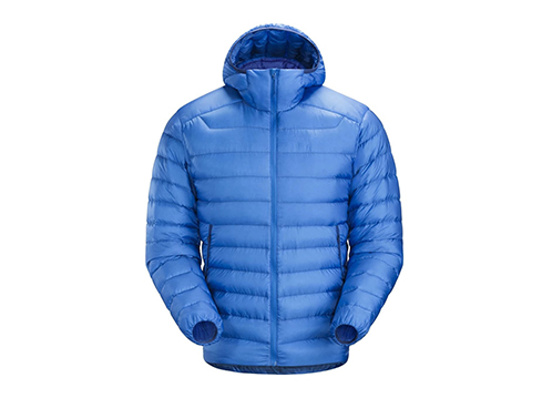 定制男士輕薄款保暖連帽羽絨服廠家