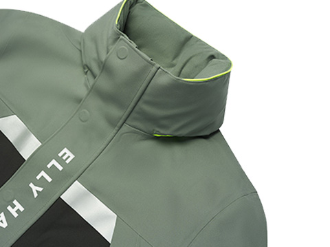 中長防風防水壓膠沖鋒衣定做加工