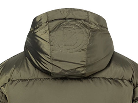 男士連帽休閑羽絨服定制加工