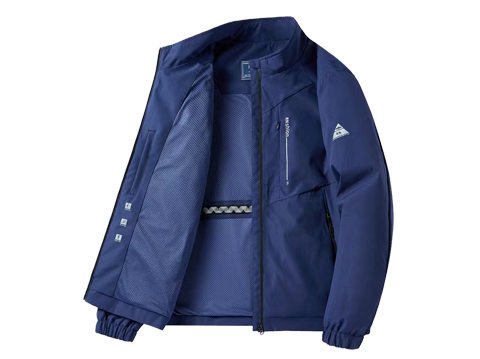 男士戶外休閑運動立領(lǐng)風衣夾克定制加工