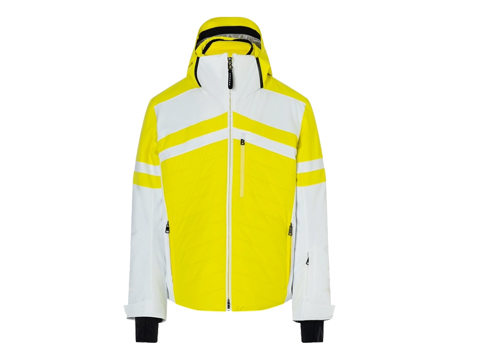 品牌撞色連帽男女士滑雪服定制加工